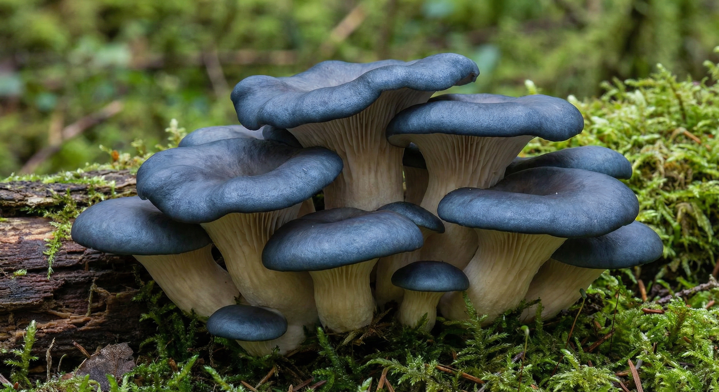 Blue Oyster Mushrooms