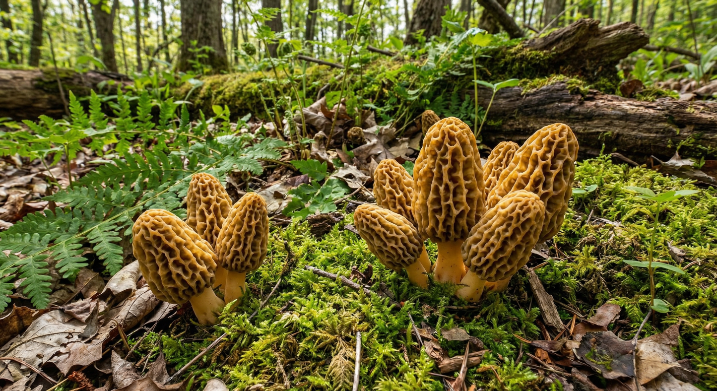 Golden Morel Mushrooms