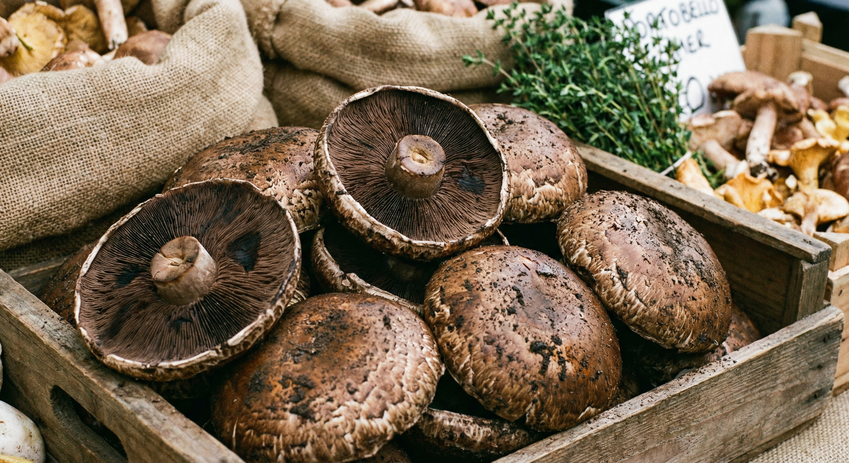 Cooked Portobello Mushrooms